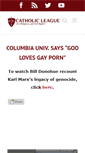 Mobile Screenshot of catholicleague.org